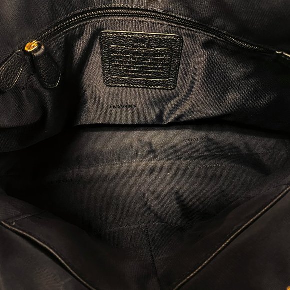 Coach 34312 Scout Pebbled Leather Black Satchel Bag - Picture 3 of 7